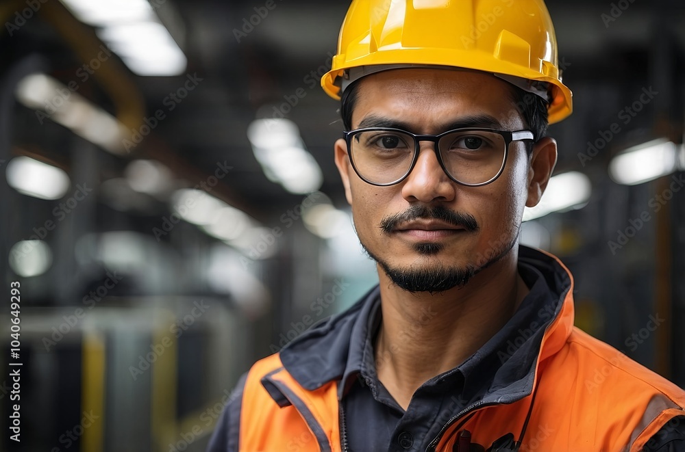 Technician Doing Industrial Inspection. Technician Doing Industrial Inspection.