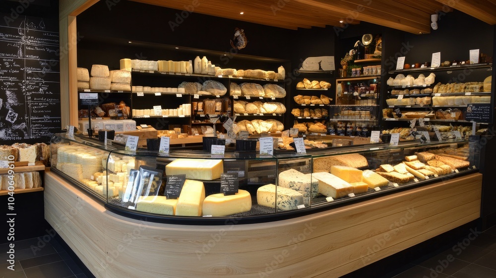 Market stands for artisan cheese shops Market stands for artisan cheese shops
