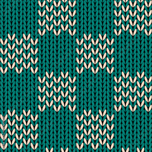 Knitted background pattern wallpaper knitting decorative print handmade textile knitting handiwork