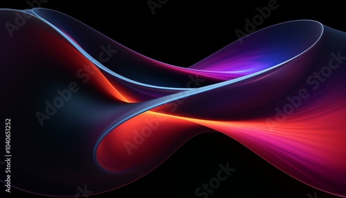 abstract wave background, colorful metal 