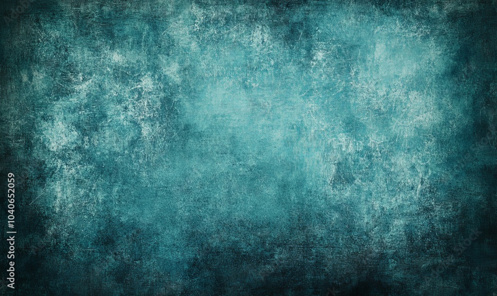dark blue background texture with black vignette in old vintage textured border design dark elegant teal color wall with light spotlight center dark blue background texture with black vignette in old vintage textured border design dark elegant teal color wall with light spotlight center