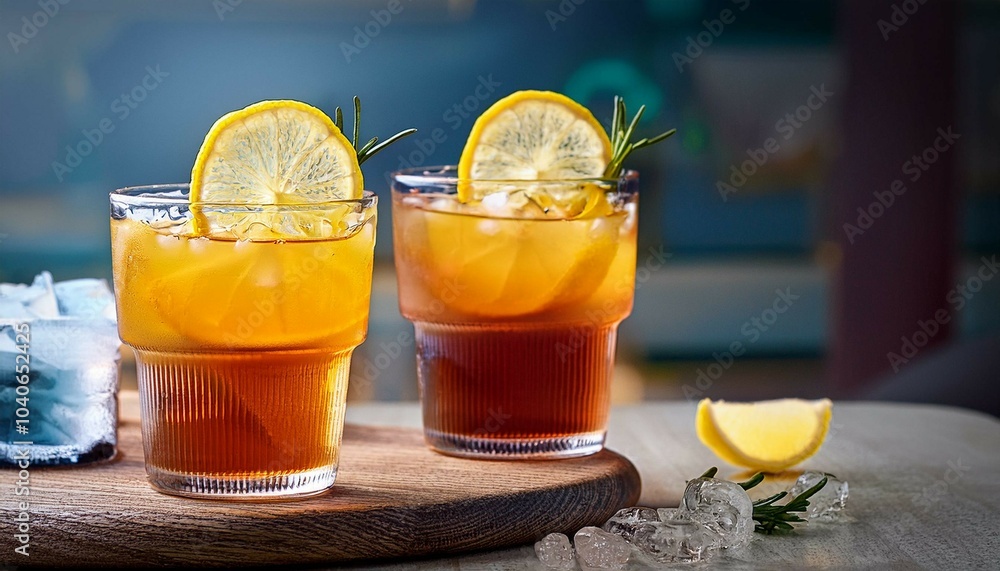 Fototapeta premium glass of lemonade