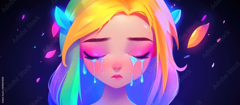 Image Of A Beautiful Blonde In Tears Image Of A Beautiful Blonde In Tears