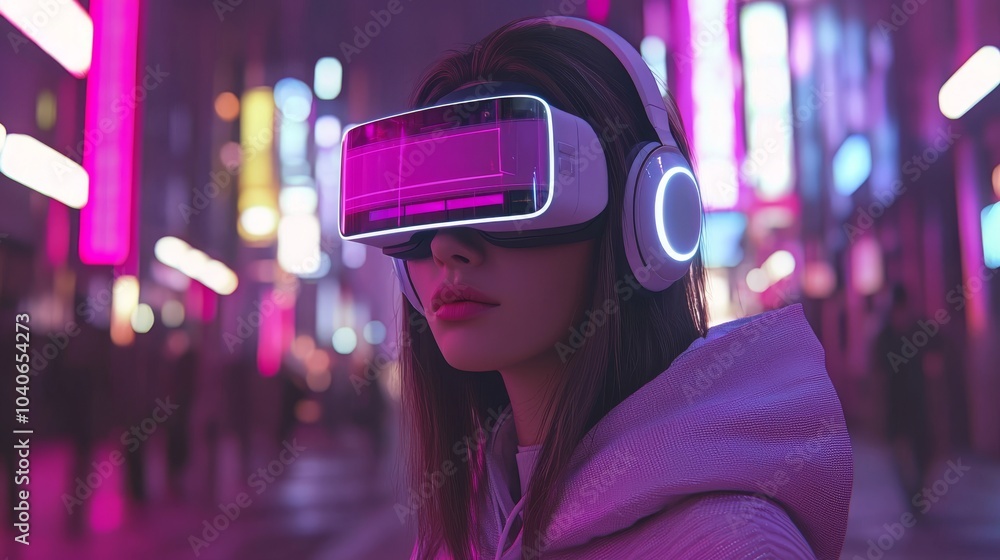 An stock stock man wearing VR glasses with a surreal world, a virtual world connection to the internet, and a new experience in the future metaverse as he wears a VR headset An stock stock man wearing VR glasses with a surreal world, a virtual world connection to the internet, and a new experience in the future metaverse as he wears a VR headset