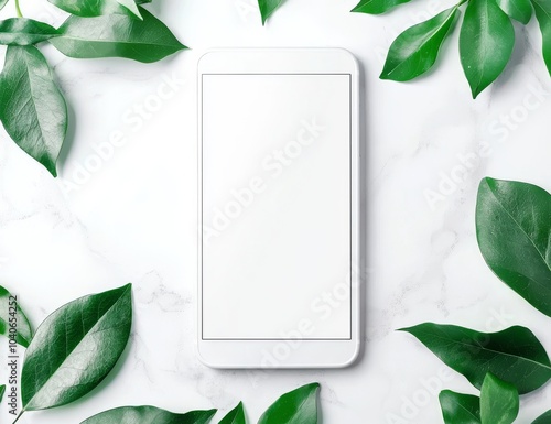 Modern phone on transparent background