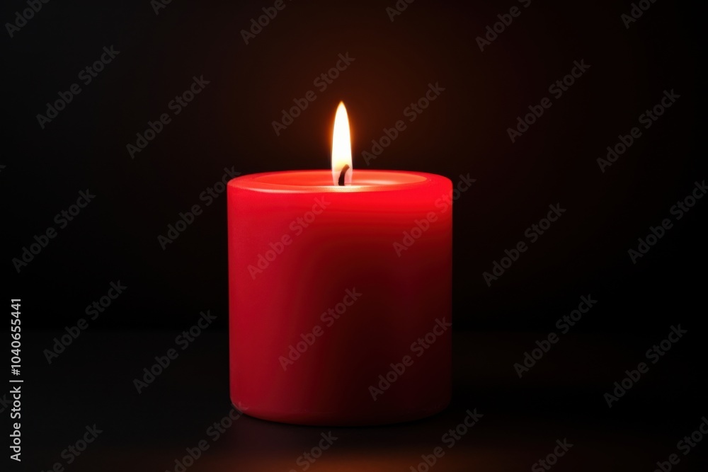 Red candle, extinguished flame, smoke rising, black background - A red candle with smoke rising from the extinguished flame, set against a black background, perfect for symbolism or contemplative them Red candle, extinguished flame, smoke rising, black background - A red candle with smoke rising from the extinguished flame, set against a black background, perfect for symbolism or contemplative them