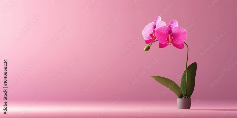 Pink orchids with a gradual white gradient, perfect for decorative purposes, Pink orchids with a white gradient ideal for decoration Pink orchids with a gradual white gradient, perfect for decorative purposes, Pink orchids with a white gradient ideal for decoration