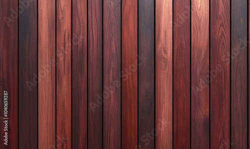 Seamless wood texture background. Tileable rustic redwood hardwood floor planks illustration render, perfect for flatlays and backdrops
