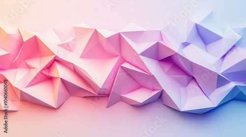 Wallpaper Mural Low Poly Triangle Geometric Pattern Background Torontodigital.ca