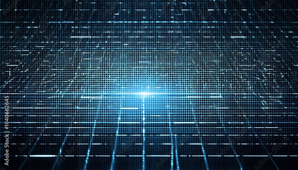 微細なグリッド模様が画面全体に広がり、デジタルの雰囲気を持った抽象的な背景 微細なグリッド模様が画面全体に広がり、デジタルの雰囲気を持った抽象的な背景