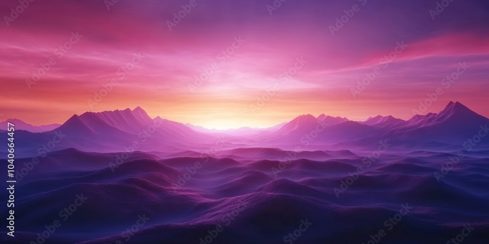 Galactic View Above a Desert Terrain, Aerial Perspective of a Desert Landscape