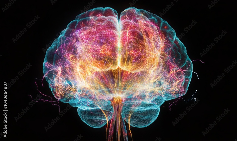 Human brain digital light electrical activity flashes Human brain digital light electrical activity flashes