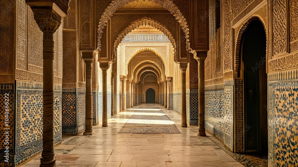 Fototapeta premium The Art of Islam: Exploring Calligraphy, Architecture, and Spirituality