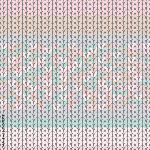Knitted background pattern wallpaper knitting decorative print handmade textile knitting handiwork
