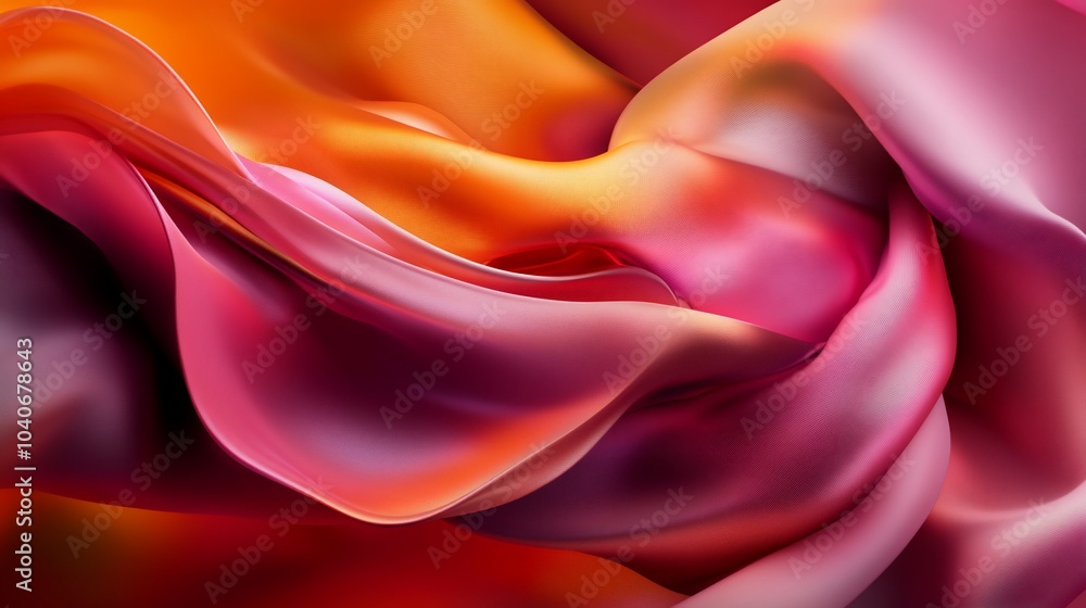 Abstract swirling pink and orange gradient flowing liquid texture. Abstract swirling pink and orange gradient flowing liquid texture.