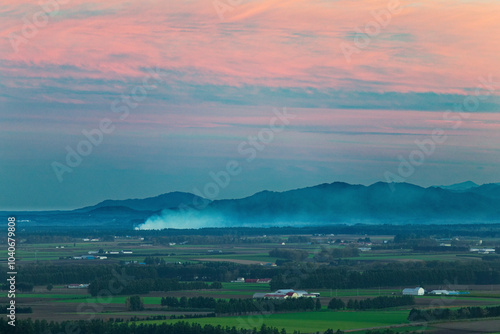 新嵐山展望台から見た風景