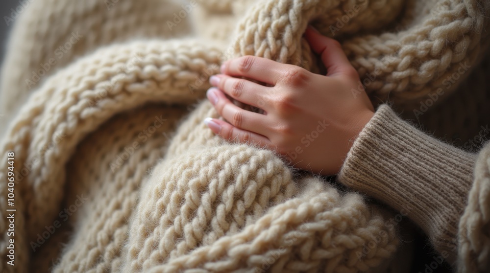 The coarse, textured fibers of wool create a cozy, insulating barrier against the cold, as running a hand over them brings a sense of warmth. The coarse, textured fibers of wool create a cozy, insulating barrier against the cold, as running a hand over them brings a sense of warmth.