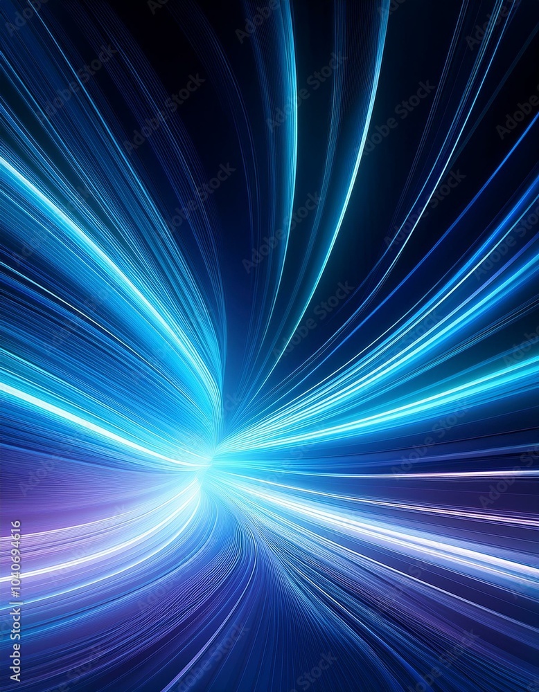 Abstract blue light streaks Abstract blue light streaks