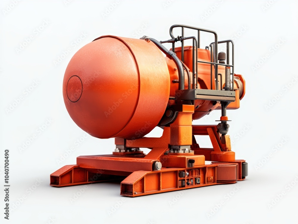 Industrial equipment on a white isolated background. Industrial equipment on a white isolated background.