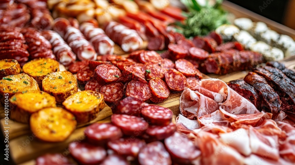 delicious French charcuterie up close delicious French charcuterie up close