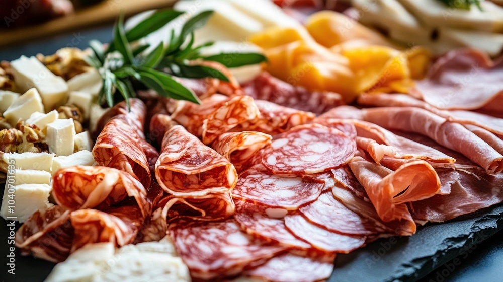 delicious French charcuterie up close delicious French charcuterie up close