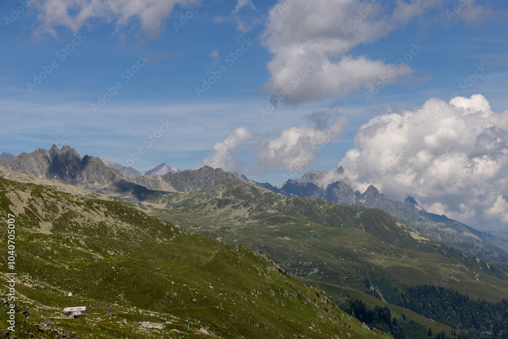 landscape in the swiss mountains landscape in the swiss mountains