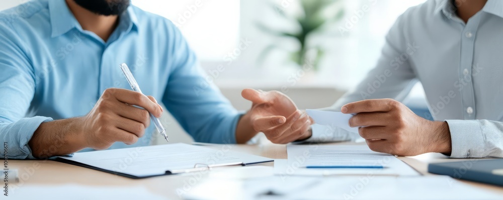 Startup founder meeting with a lawyer to discuss contracts, ensuring business compliance Startup founder meeting with a lawyer to discuss contracts, ensuring business compliance