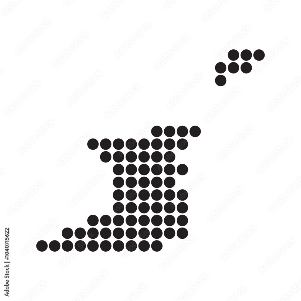 Trinidad and Tobago Map Icon Trinidad and Tobago Map Icon
