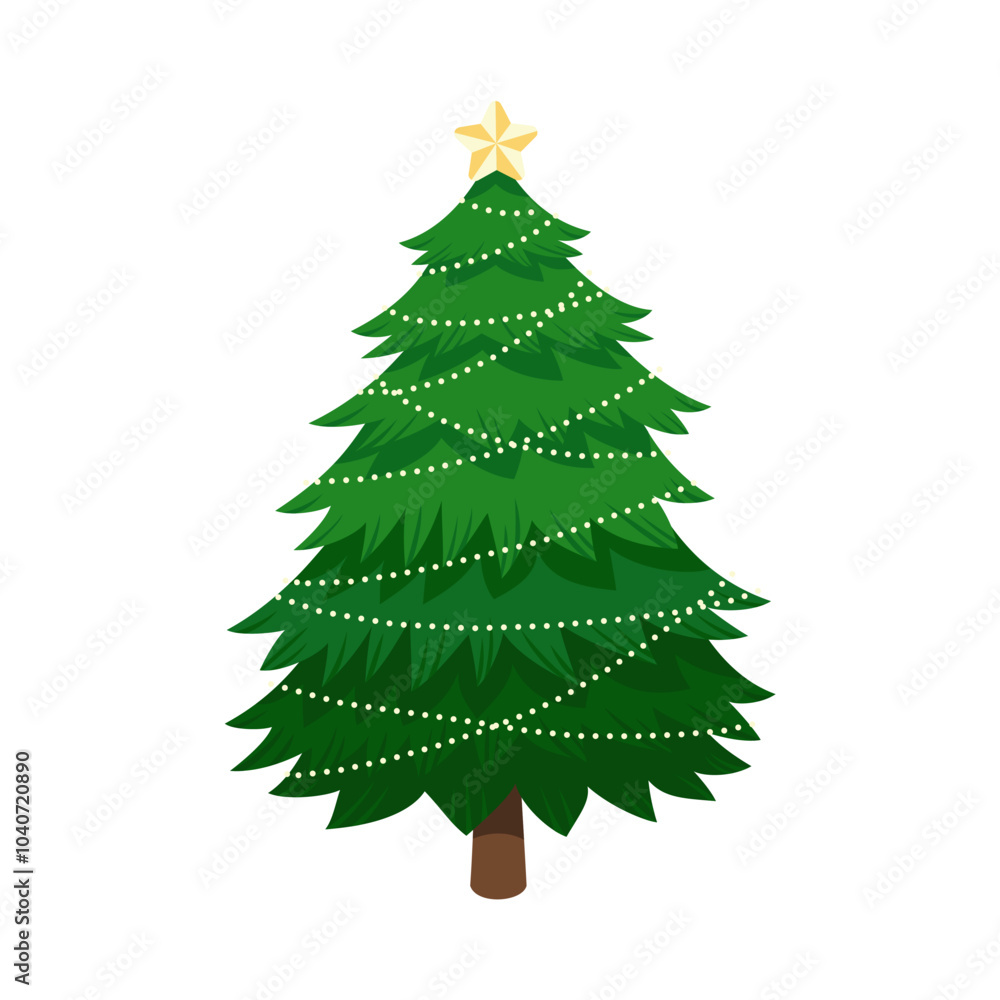 Christmas decoration tree isolated on white background. Christmas decoration tree isolated on white background.
