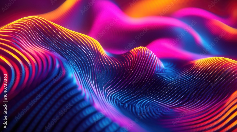 A dynamic interplay of swirling, neon-colored lines and geometric patterns, vibrant and futuristic A dynamic interplay of swirling, neon-colored lines and geometric patterns, vibrant and futuristic