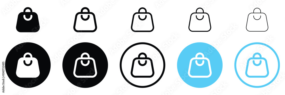 Set of Shopping bags icons. Packages, Cary Bag, marketing, shop bag symbol. Vector Illustration. Set of Shopping bags icons. Packages, Cary Bag, marketing, shop bag symbol. Vector Illustration.