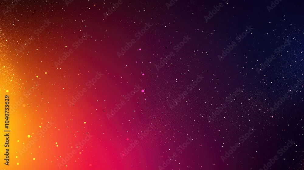 Fototapeta premium Abstract gradient background with twinkling lights.