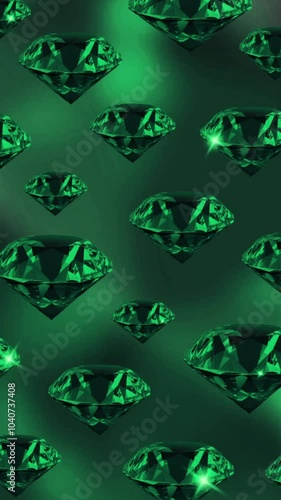 Emerald animation background