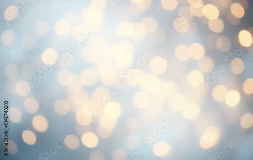 Golden bokeh lights with soft blur