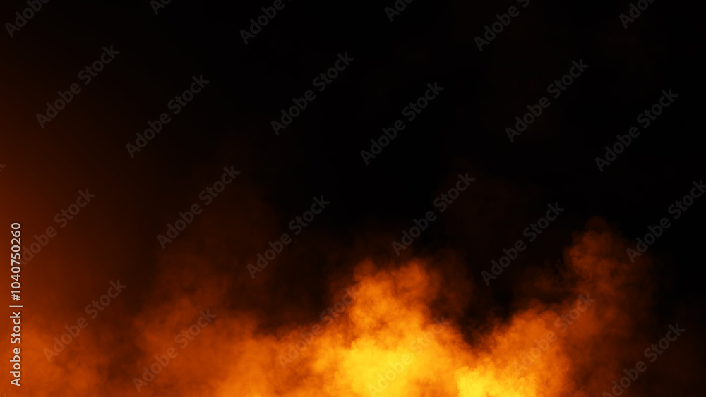 Abstract fire smoke misty fog on isolated black background. Texture overlays. Design element. Abstract fire smoke misty fog on isolated black background. Texture overlays. Design element.