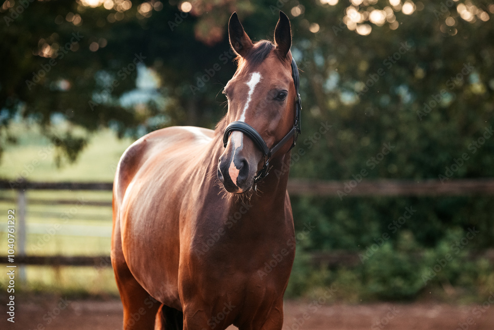 Fototapeta premium Bayrisches Warmblut