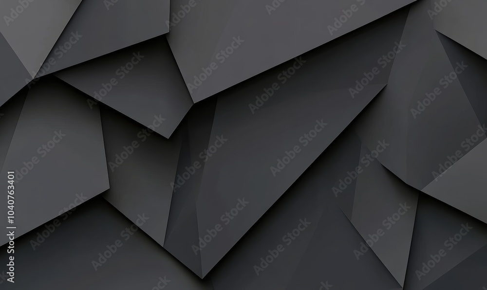 A black abstract background with many triangular shapes - Abstract A black abstract background with many triangular shapes - Abstract