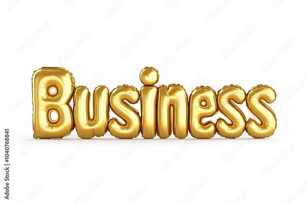 Business Balloons in Gold Foil Isolated on a White Background, Party Balloons, Event Balloons, Advertising Text, English Alphabet Letters, Business, Entrepreneur, Corporate Business Balloons in Gold Foil Isolated on a White Background, Party Balloons, Event Balloons, Advertising Text, English Alphabet Letters, Business, Entrepreneur, Corporate