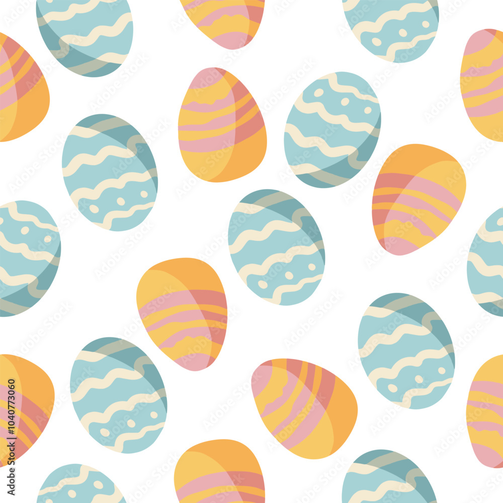 Seamless Easter vector pattern for decoration Seamless Easter vector pattern for decoration