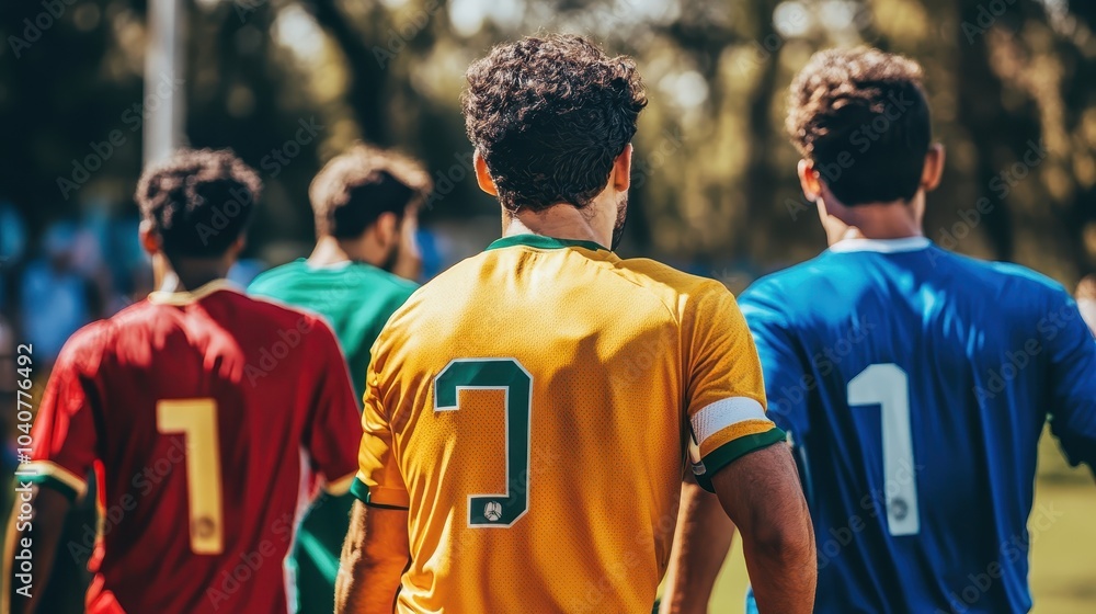 Fototapeta premium Teams Compete in Diverse Sports Event