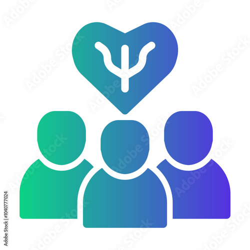 therapy group Gradient icon