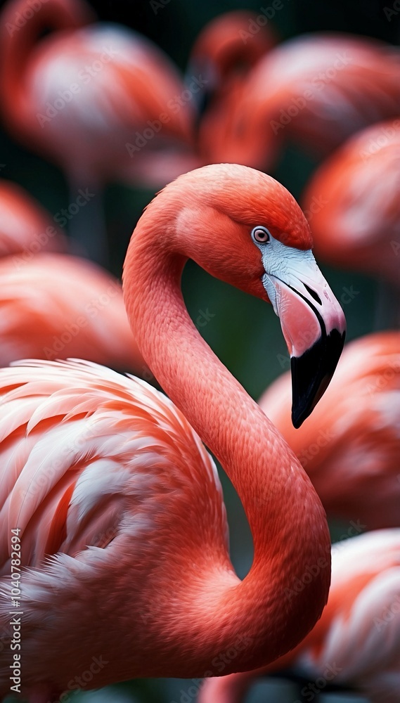 Obraz premium close up of a flamingo