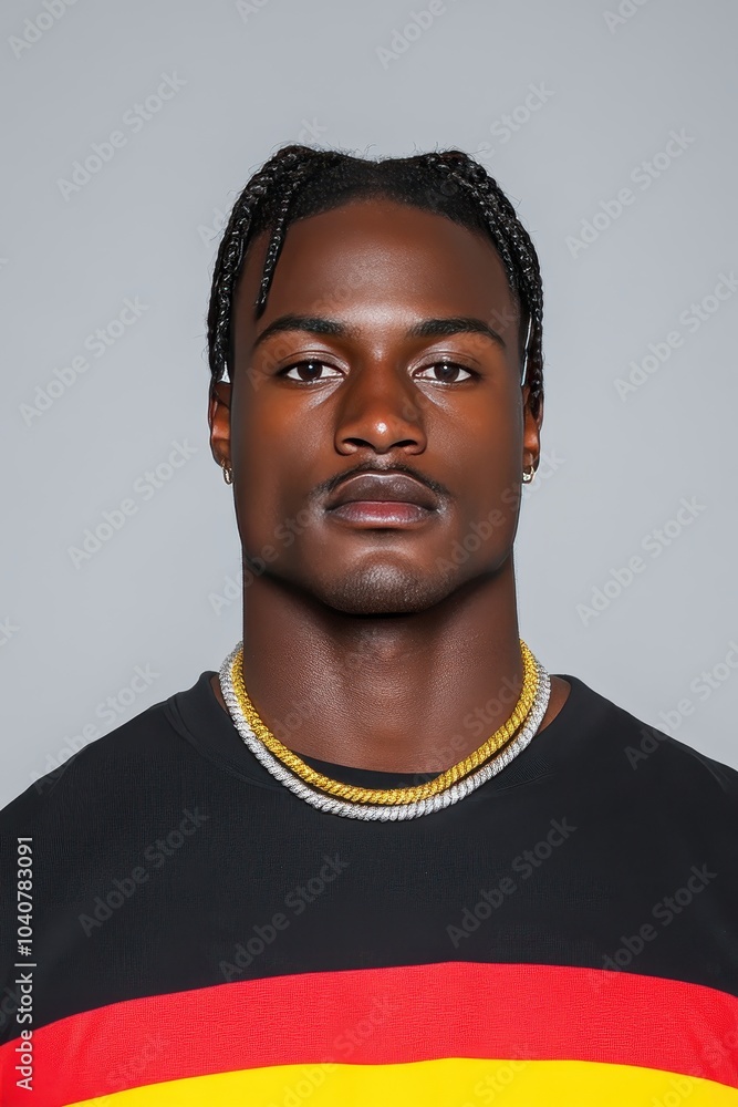 Stylish Black Oversized Shirt on Male Model