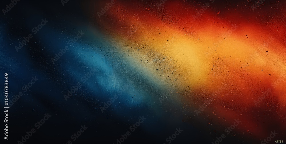 Psychedelic Rainbow Gradient with Dark Blue and Orange, Grainy Texture, Retro 70s 80s 90s Design, Music Cover Poster, Dance Party Background Psychedelic Rainbow Gradient with Dark Blue and Orange, Grainy Texture, Retro 70s 80s 90s Design, Music Cover Poster, Dance Party Background