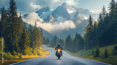 Husqvarna Svartpilen Riders Conquering Majestic Alpine Landscapes