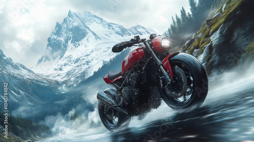 Husqvarna Svartpilen Riders Conquering Majestic Alpine Landscapes