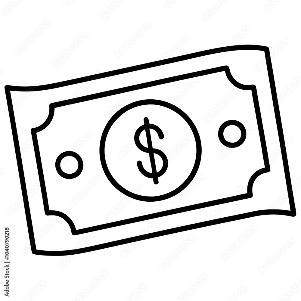 Currency Exchange: A Dollar Bill Icon of Global Finance Currency Exchange: A Dollar Bill Icon of Global Finance