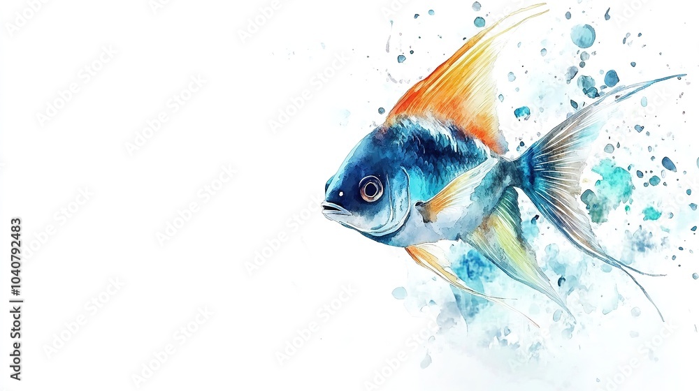 A vibrant orange goldfish swims gracefully in clear water, displaying intricate patterns and lively colors—ideal for aquariums A vibrant orange goldfish swims gracefully in clear water, displaying intricate patterns and lively colors—ideal for aquariums