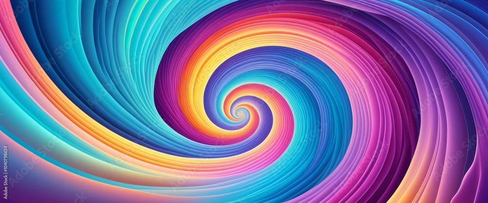Surreal Abstract Banner for World Hypnosis Day Surreal Abstract Banner for World Hypnosis Day