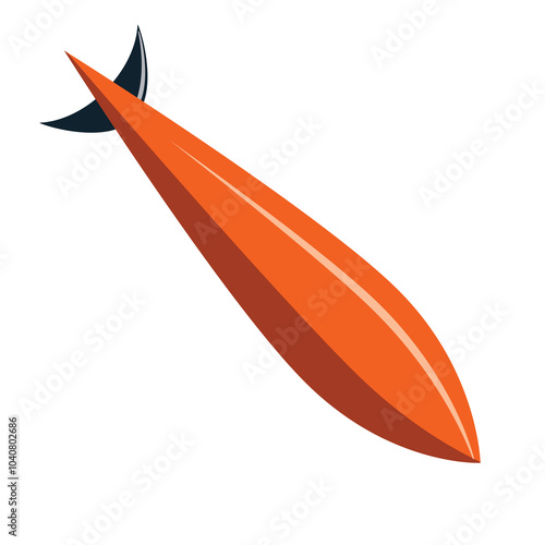 Rocket carrying a warhead
